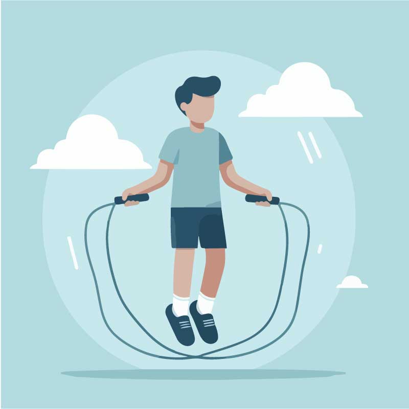 How dose jumping rope affect our body